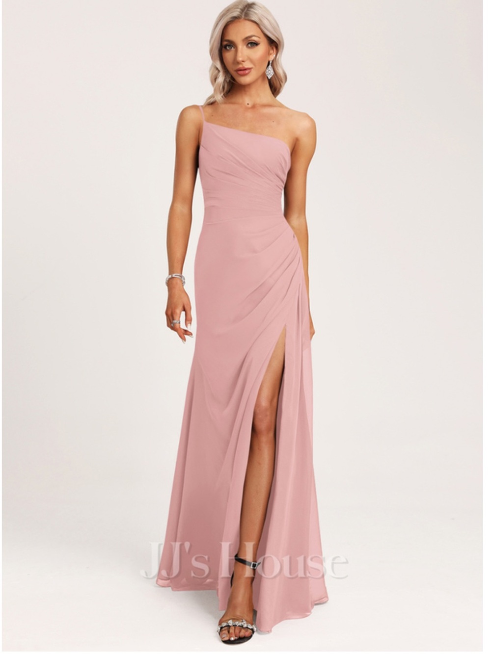 JJs House blush Bryna dress